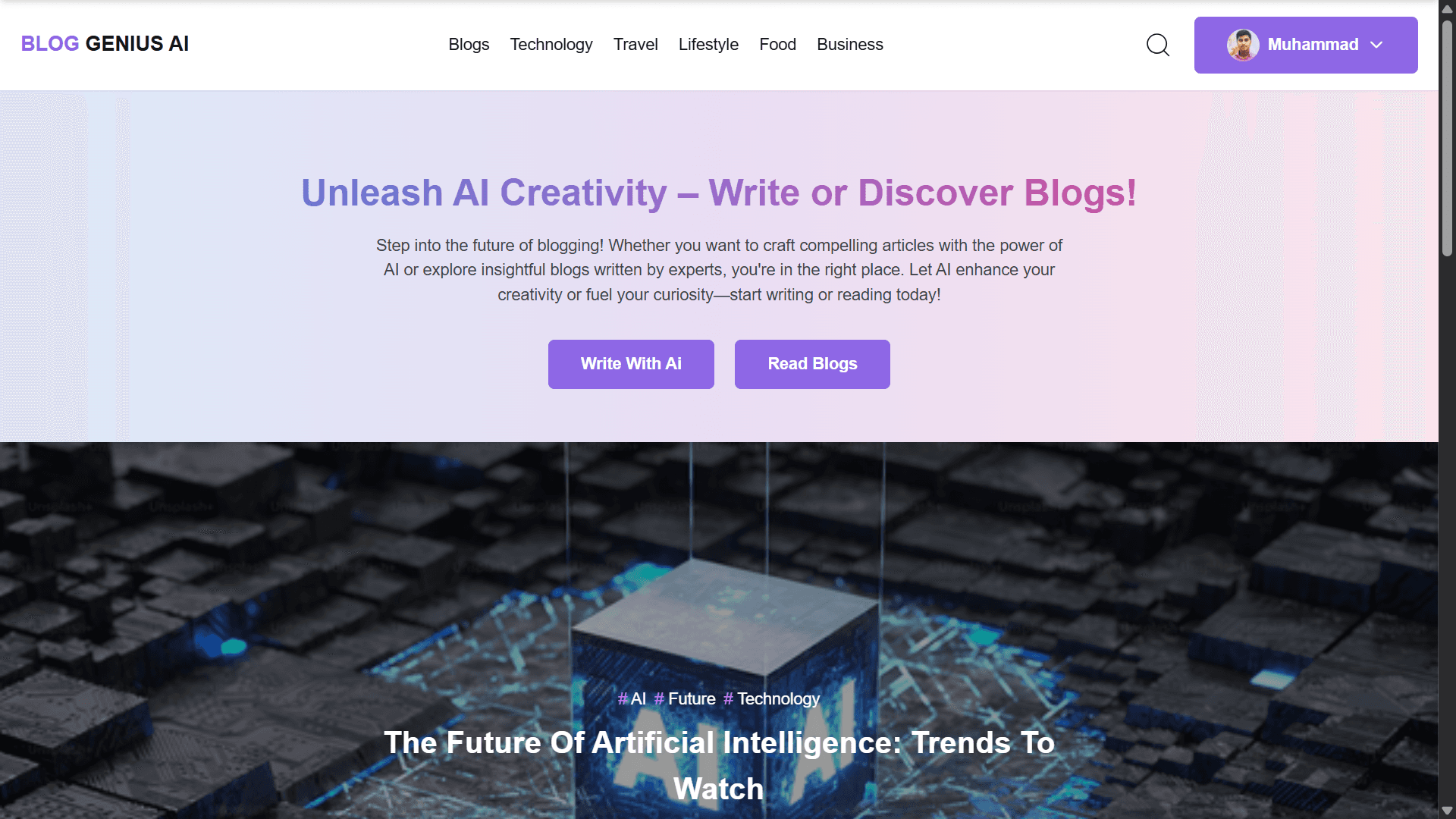 Blog Genius Ai